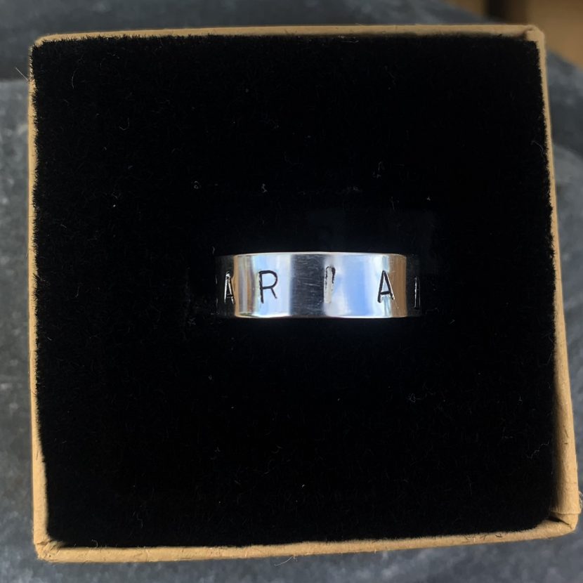 cariad ring boxed